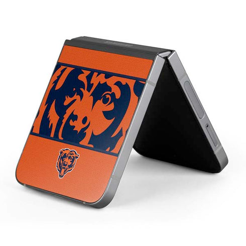 NFL Chicago Bears Zone Block Galaxy Z Flip6 Skin